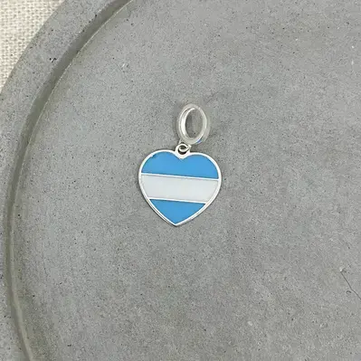 BERLOQUE CORAÇÃO RESINADO ARGENTINA